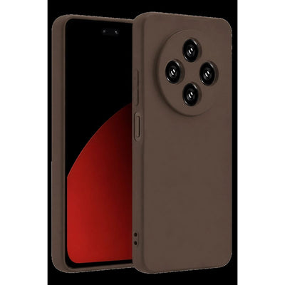 Xiaomi Redmi 14c Kılıf First Silikon - Kahverengi