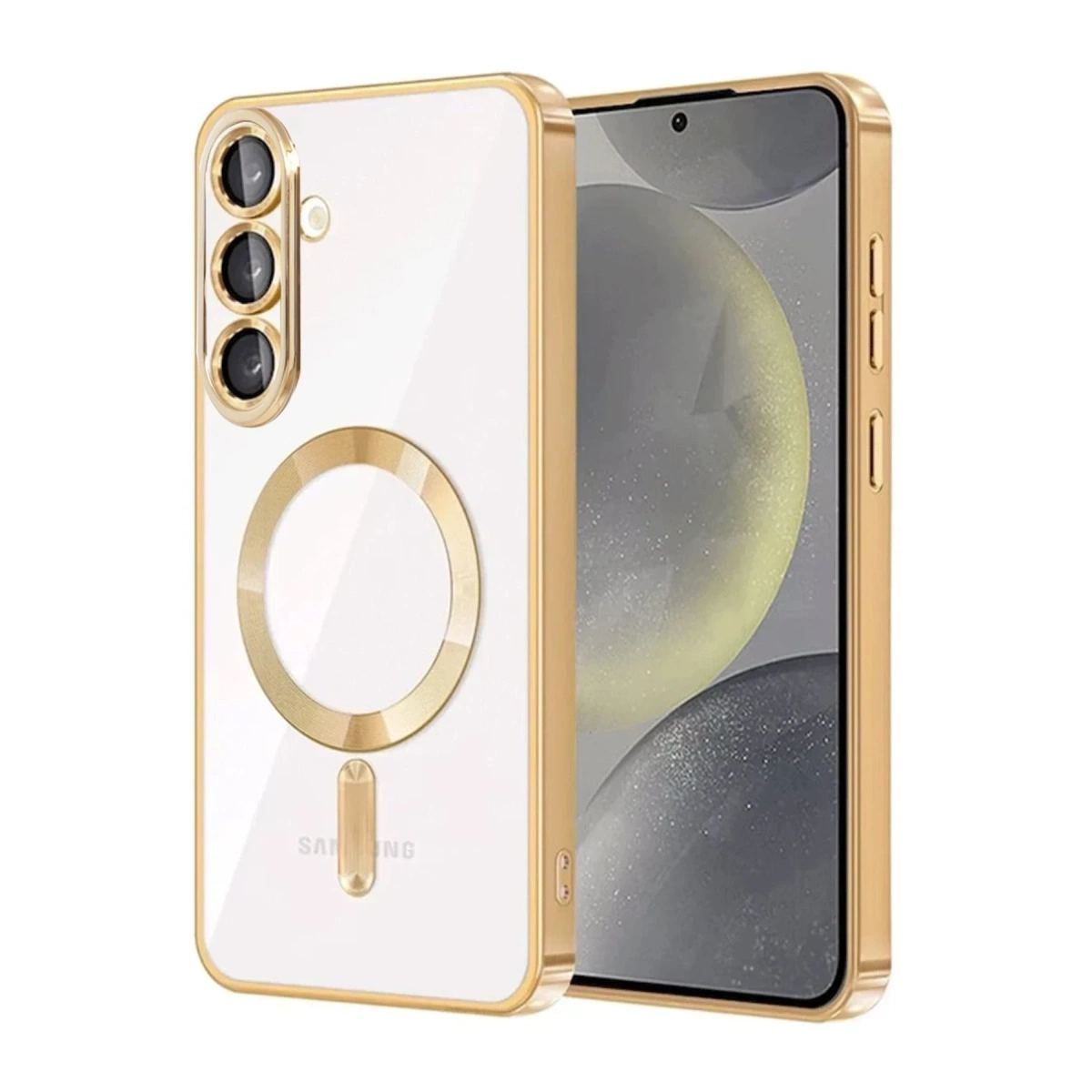 Samsung Galaxy S25 Fe Kross Magneticsafe Kapak - Gold