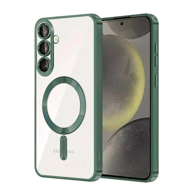 Samsung Galaxy S25 Fe Kross Magneticsafe Kapak - Koyu Yeşil