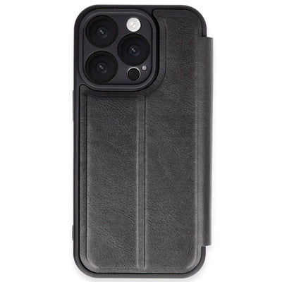 Apple İphone 16 Pro Kılıf Flip Cover - Siyah