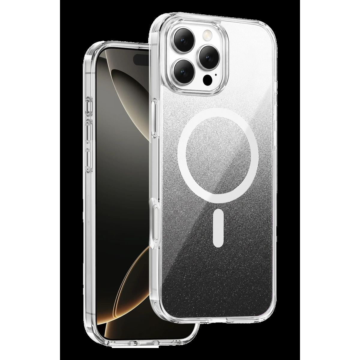 Onegif Apple İphone 16 Pro Max Sora Simli Magsafe Kapak - Siyah