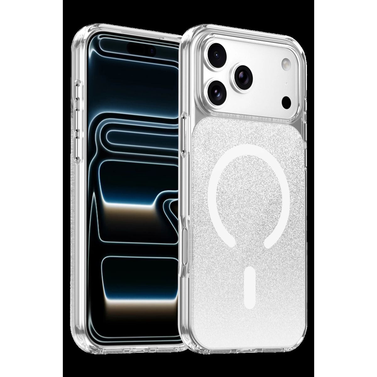 Onegif Apple İphone 17 Pro Sora Simli Magsafe Kapak - Beyaz