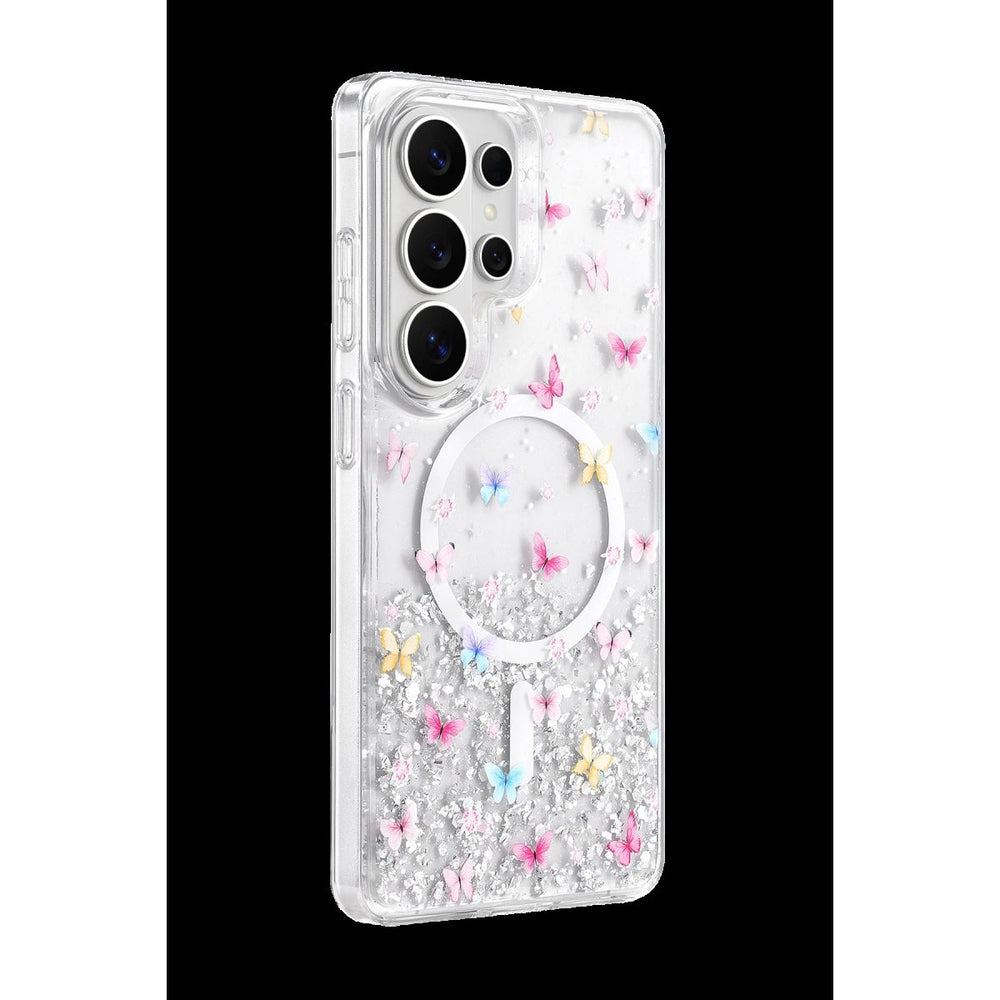 Onegif Samsung Galaxy S26 Ultra Misk Simli Magsafe Kapak - Desen 4