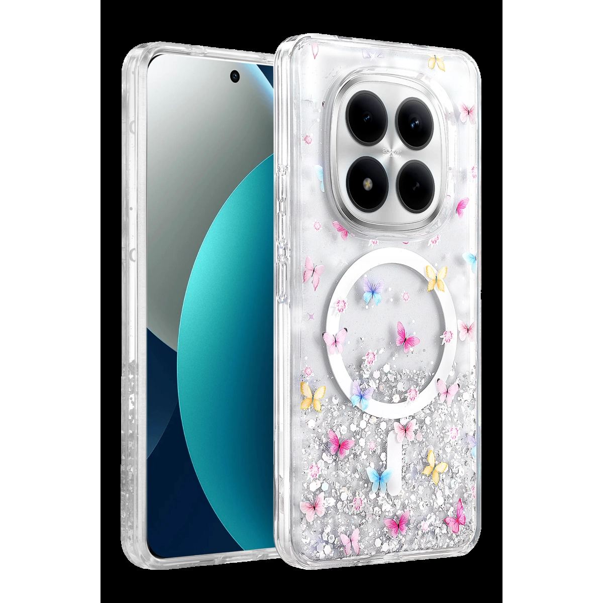 Onegif Xiaomi Redmi Note 15 Pro 5g Misk Simli Magsafe Kapak - Desen 4