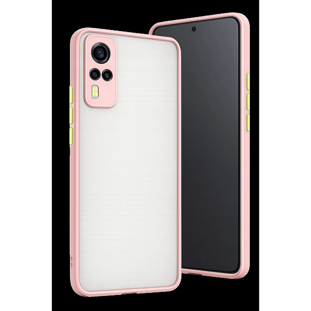 Vivo Y53s Kılıf Montreal Silikon Kapak - Pembe
