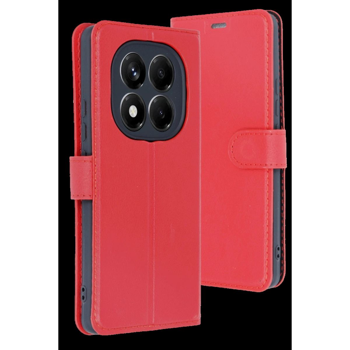 Xiaomi Redmi Note 15 Pro 5g Trend S Plus Kapaklı Kılıf - Kırmızı