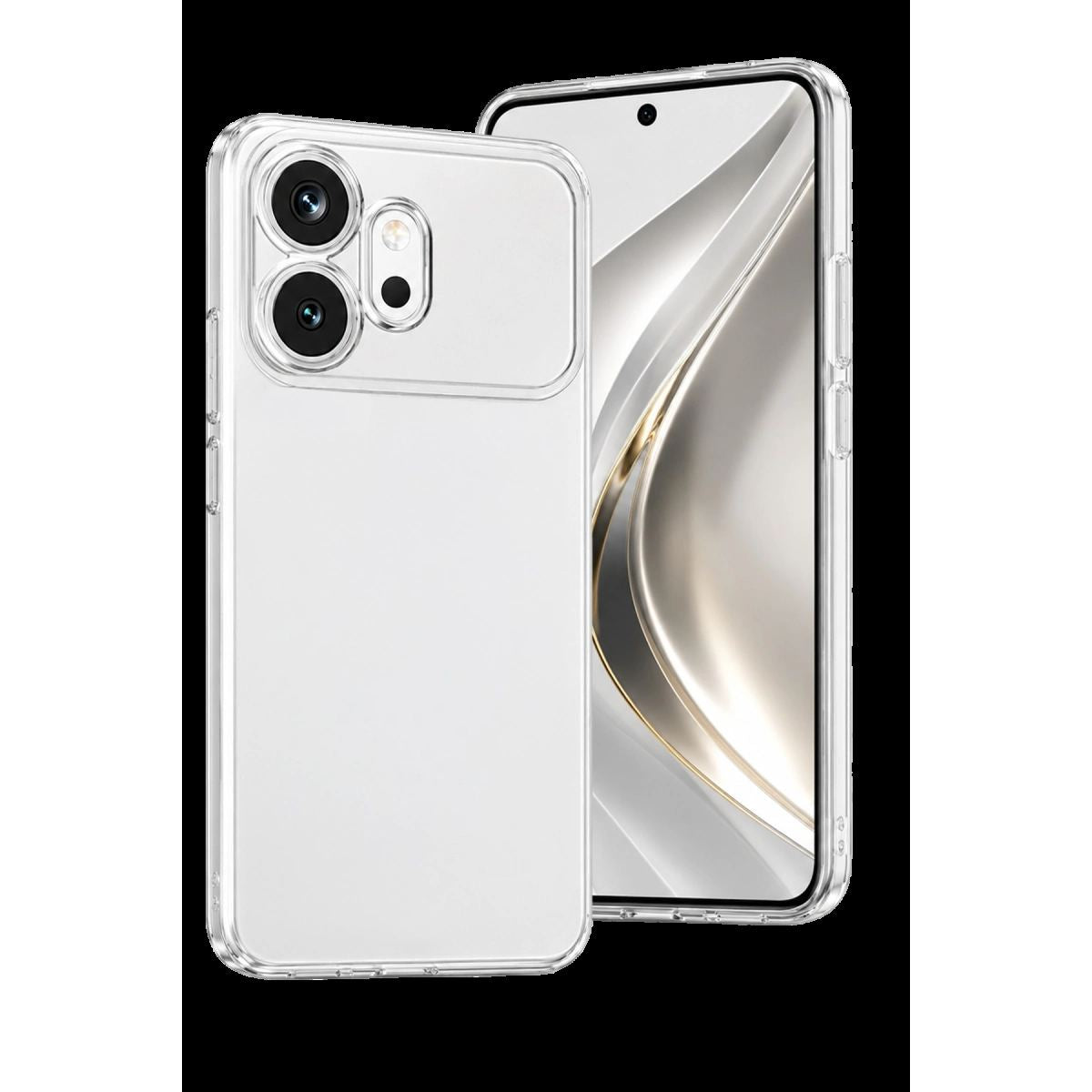 Huawei Honor 600 Lüx Şeffaf Silikon - Şeffaf