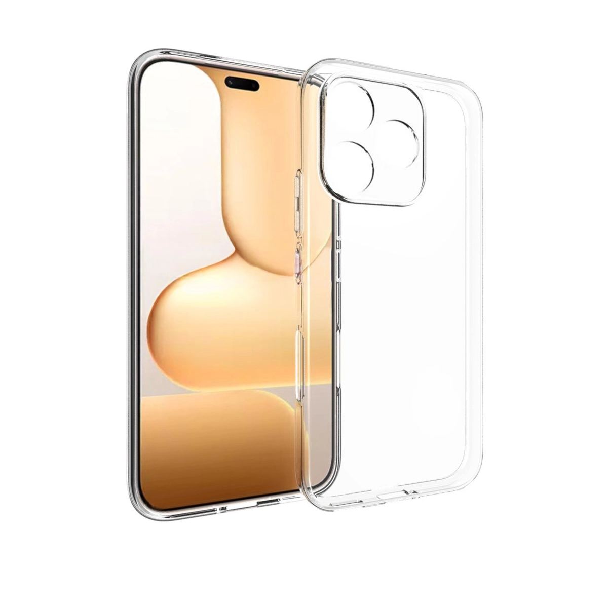 Huawei Honor 600 Lite Lüx Şeffaf Silikon - Şeffaf