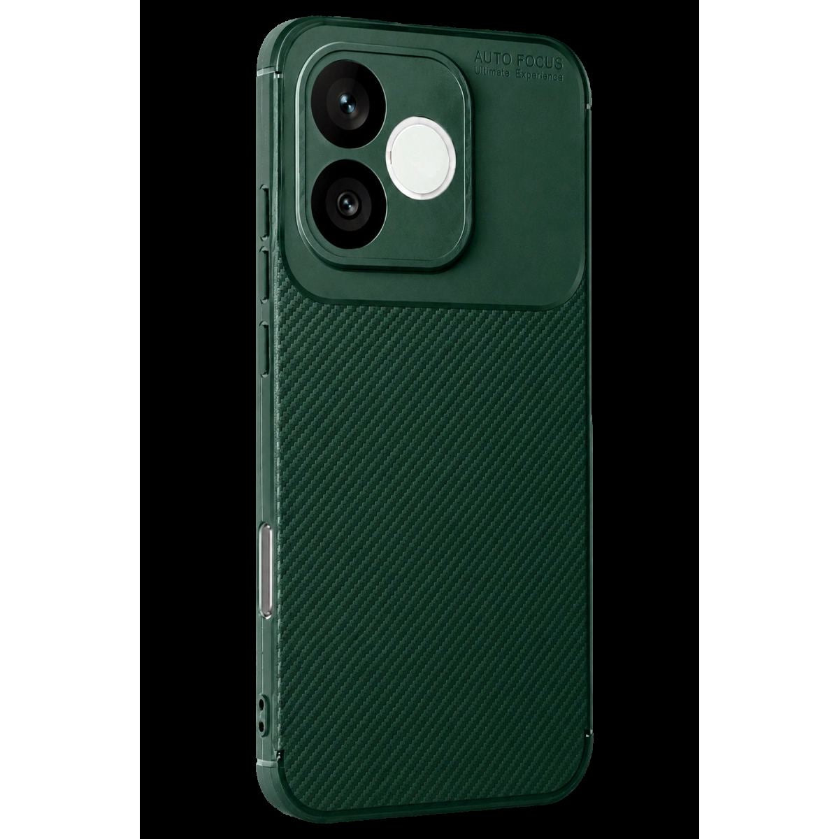 Huawei Honor 600 Lite Auto Focus Karbon Kapak - Koyu Yeşil