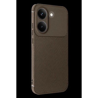 Xiaomi Poco X8 Pro Auto Focus Karbon Kapak - Kahverengi