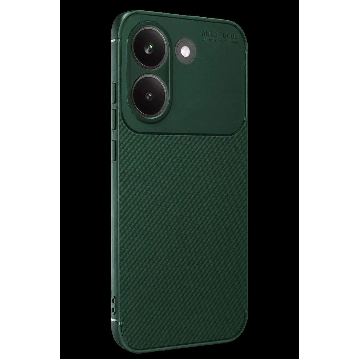 Xiaomi Poco X8 Pro Auto Focus Karbon Kapak - Koyu Yeşil