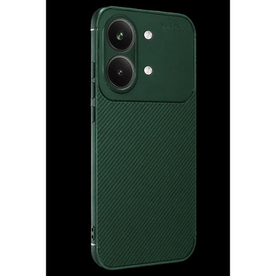 Xiaomi Poco X8 Pro Max Auto Focus Karbon Kapak - Koyu Yeşil
