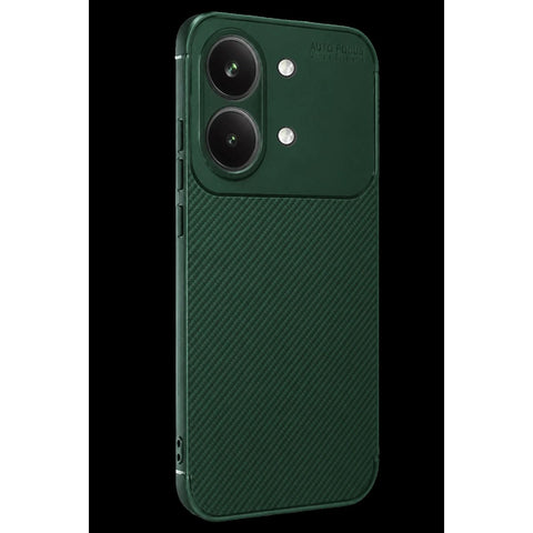 Xiaomi Poco X8 Pro Max Auto Focus Karbon Kapak - Koyu Yeşil