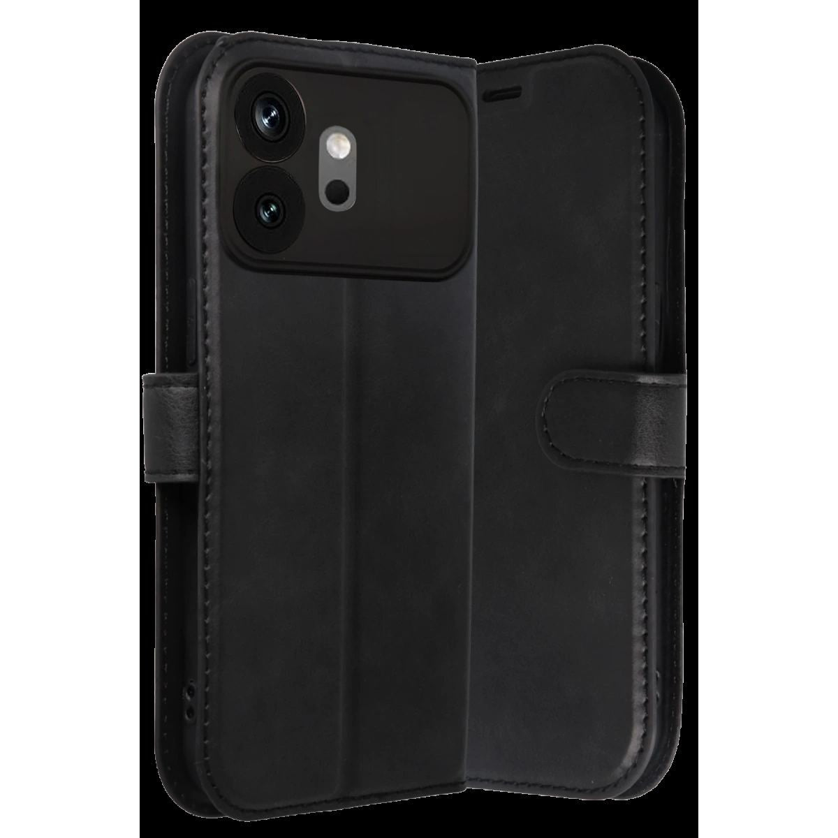 Huawei Honor 600 Trend S Plus Kapaklı Kılıf - Siyah