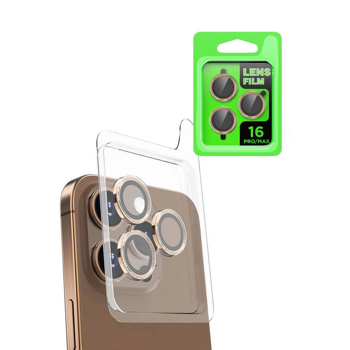 Apple İphone 16 Pro Raze Metal Kamera Lens - Desert
