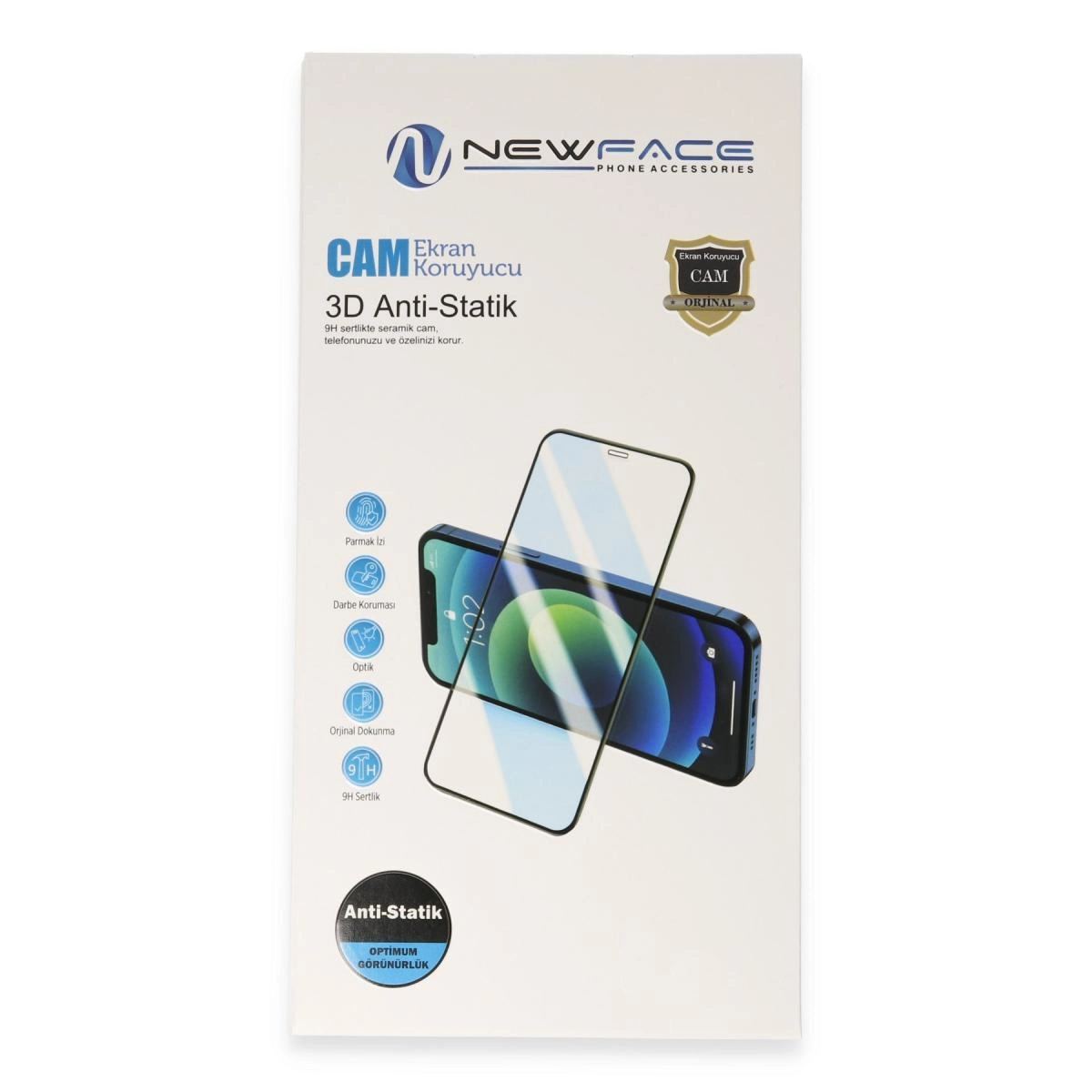 Newface Xiaomi Mi 17 Pro Max 3d Antistatik Cam Ekran Koruyucu - Şeffaf