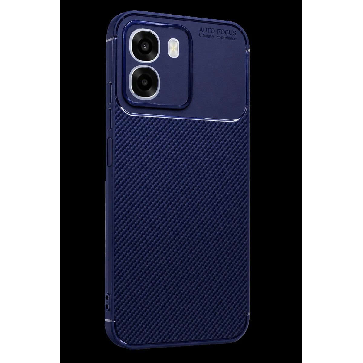 Oppo Oppo A6t 5g Auto Focus Karbon Kapak - Lacivert