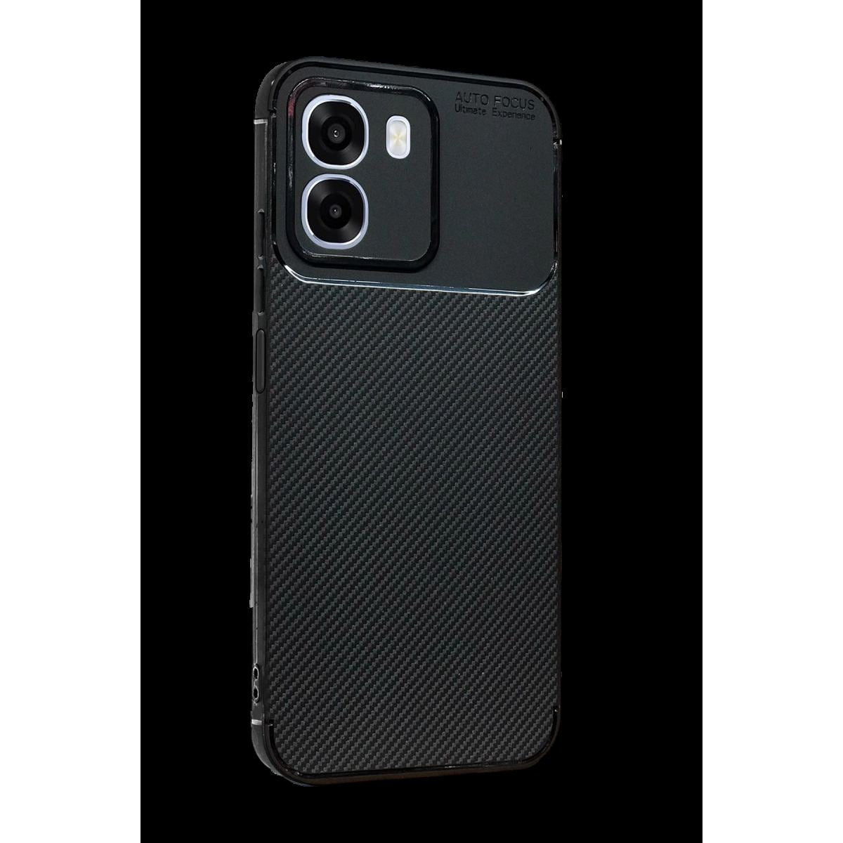 Oppo Oppo A6t 5g Auto Focus Karbon Kapak - Siyah