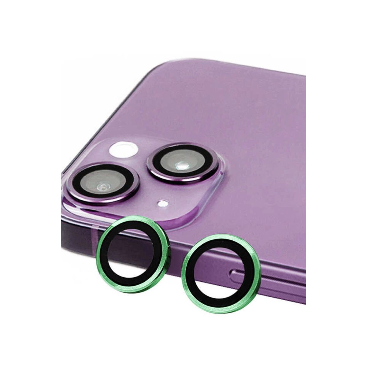 Apple İphone 13 Raze Metal Kamera Lens - Yeşil