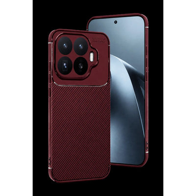 Newface Xiaomi Mi 17t Auto Focus Karbon Kapak - Bordo