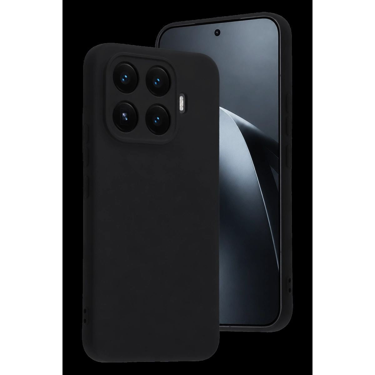 Xiaomi Mi 17t Nano İçi Kadife Silikon - Siyah