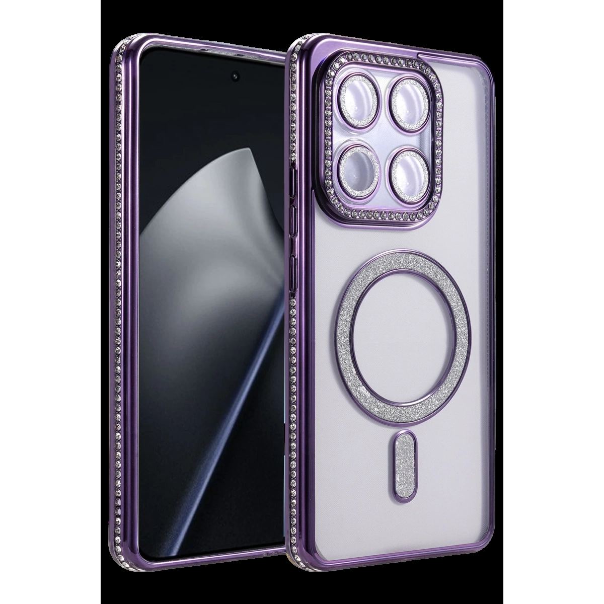 Newface Xiaomi Mi 17t Pro Joke Simli Magneticsafe Kılıf - Derin Mor