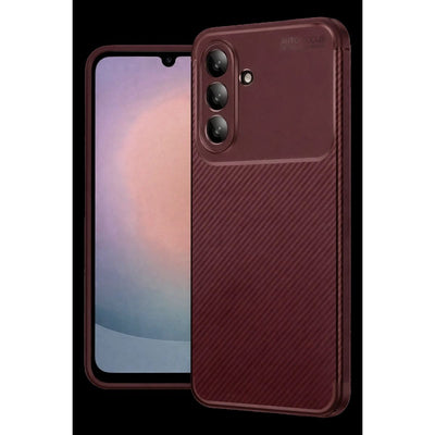 Samsung Galaxy A37 5g Auto Focus Karbon Kapak - Bordo