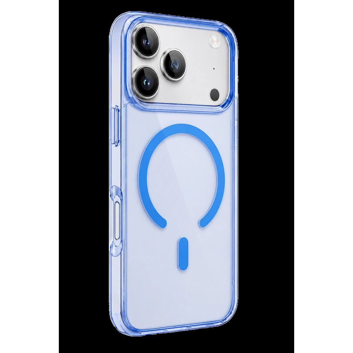 Newface Apple İphone 18 Pro Pc Real Magsafe Kapak - Sierra Blue