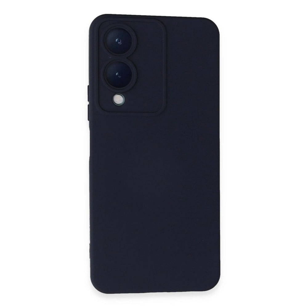 Vivo Y17s Kılıf Nano İçi Kadife Silikon - Lacivert
