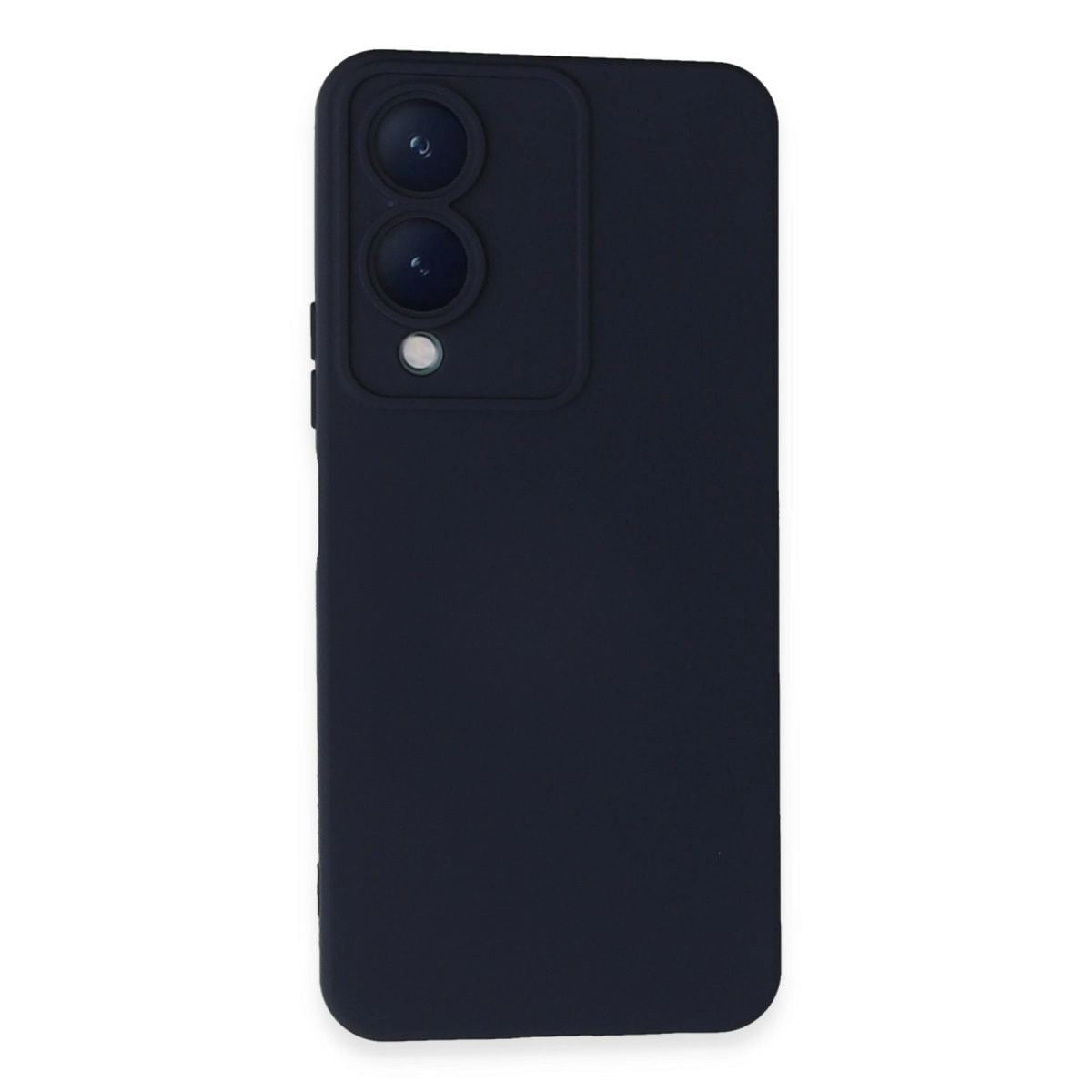 Vivo Y17s Kılıf Nano İçi Kadife Silikon - Lacivert