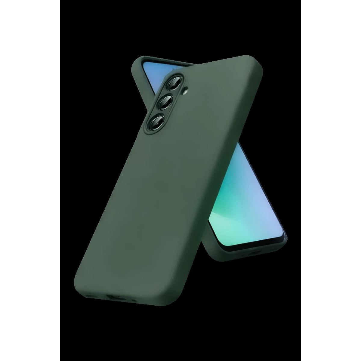 Newface Samsung Galaxy S26 Fe First Silikon - Koyu Yeşil