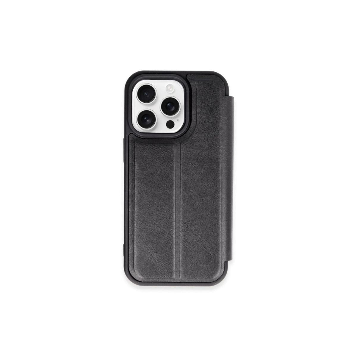 Apple İphone 15 Pro Max Kılıf Flip Cover - Siyah