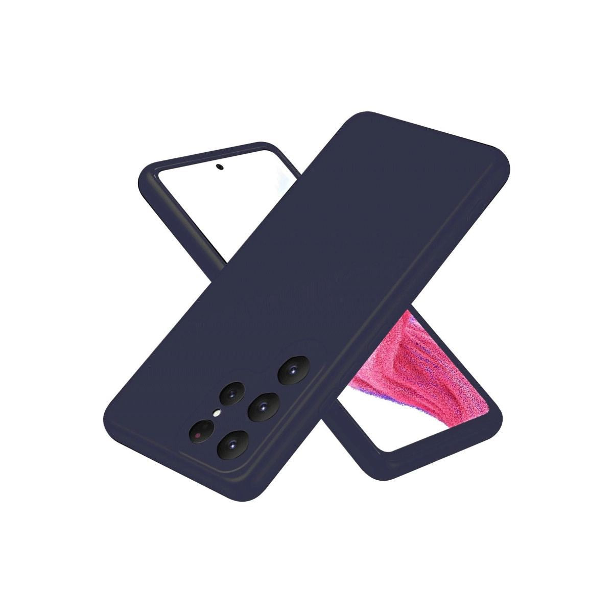 Samsung Galaxy S25 Ultra Kılıf First Silikon - Lacivert