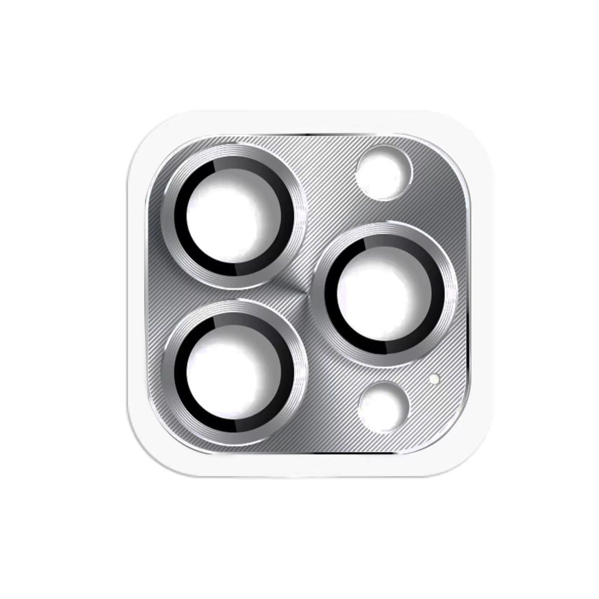 Apple İphone 16 Pro Max Pers Alüminyum Kamera Lens - Gri
