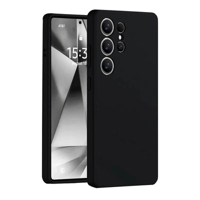 Samsung Galaxy S25 Ultra Kılıf Nano İçi Kadife Silikon - Siyah