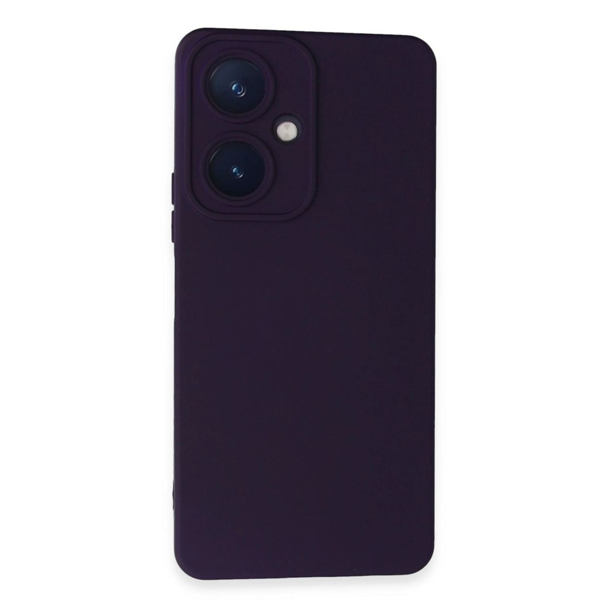 Vivo Y27 Kılıf Nano İçi Kadife Silikon - Mor