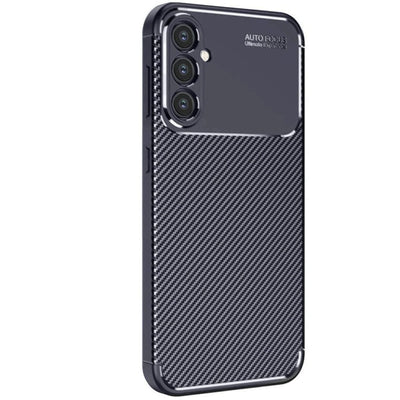 Samsung Galaxy S25 Kılıf Auto Focus Karbon Kapak - Lacivert