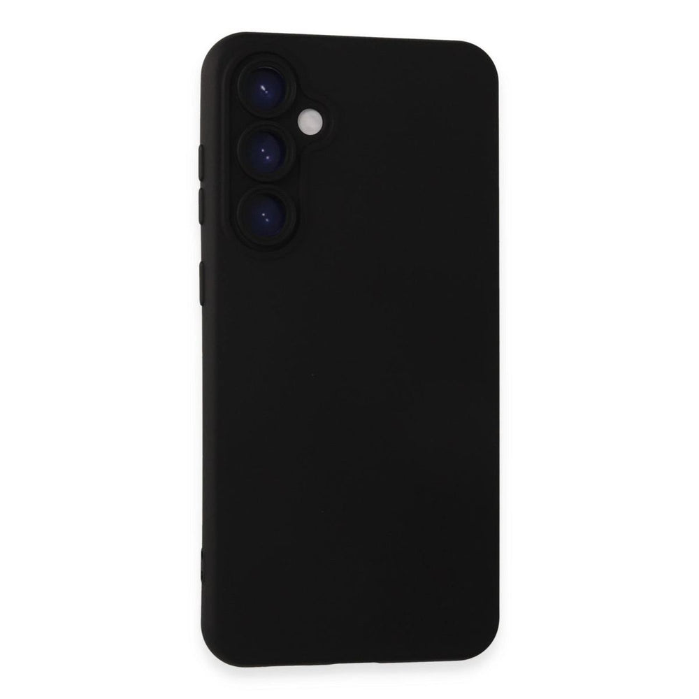Samsung Galaxy S24 Kılıf Nano İçi Kadife Silikon - Siyah