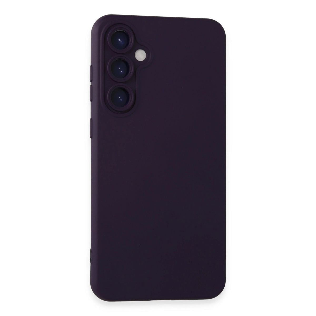 Samsung Galaxy S24 Kılıf Nano İçi Kadife Silikon - Mor
