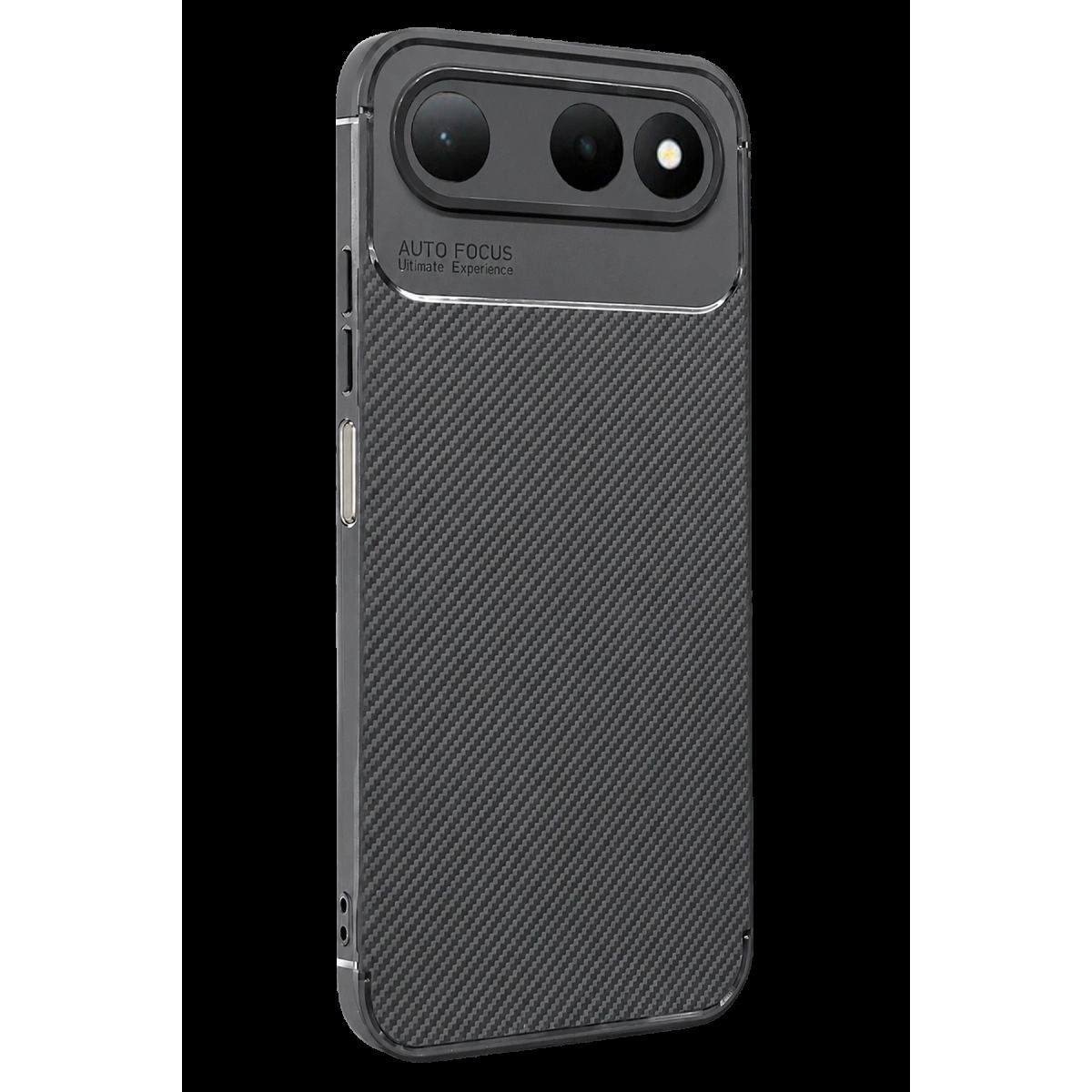 Newface Tecno Spark 50 5g Auto Focus Karbon Kapak - Gri