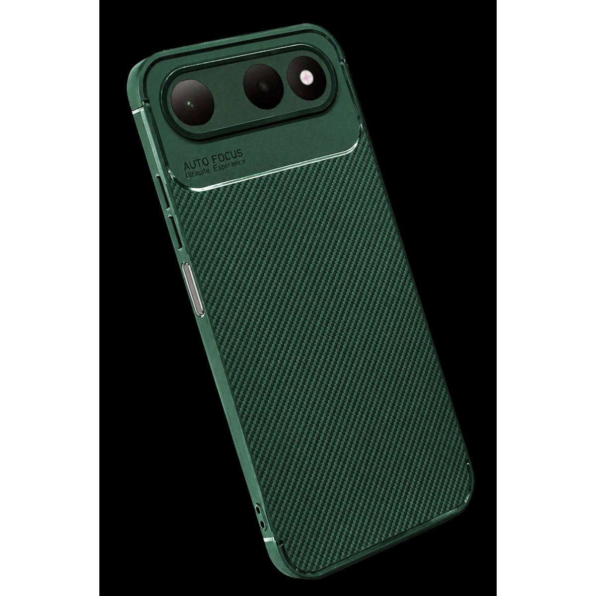 Newface Tecno Spark 50 5g Auto Focus Karbon Kapak - Yeşil