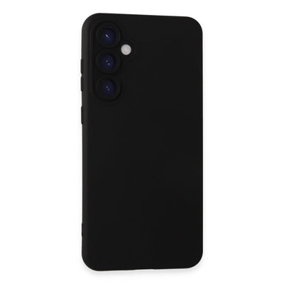 Samsung Galaxy S24 Plus Kılıf Nano İçi Kadife Silikon - Siyah