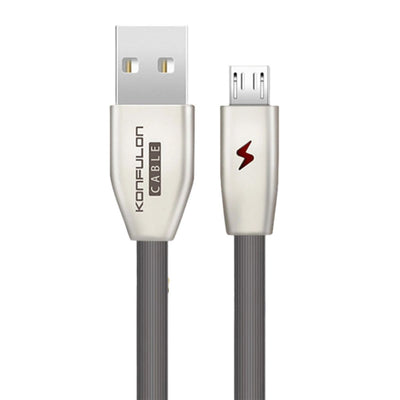 S53 Led Işıklı Micro Usb Kablo 1m 3a - Siyah