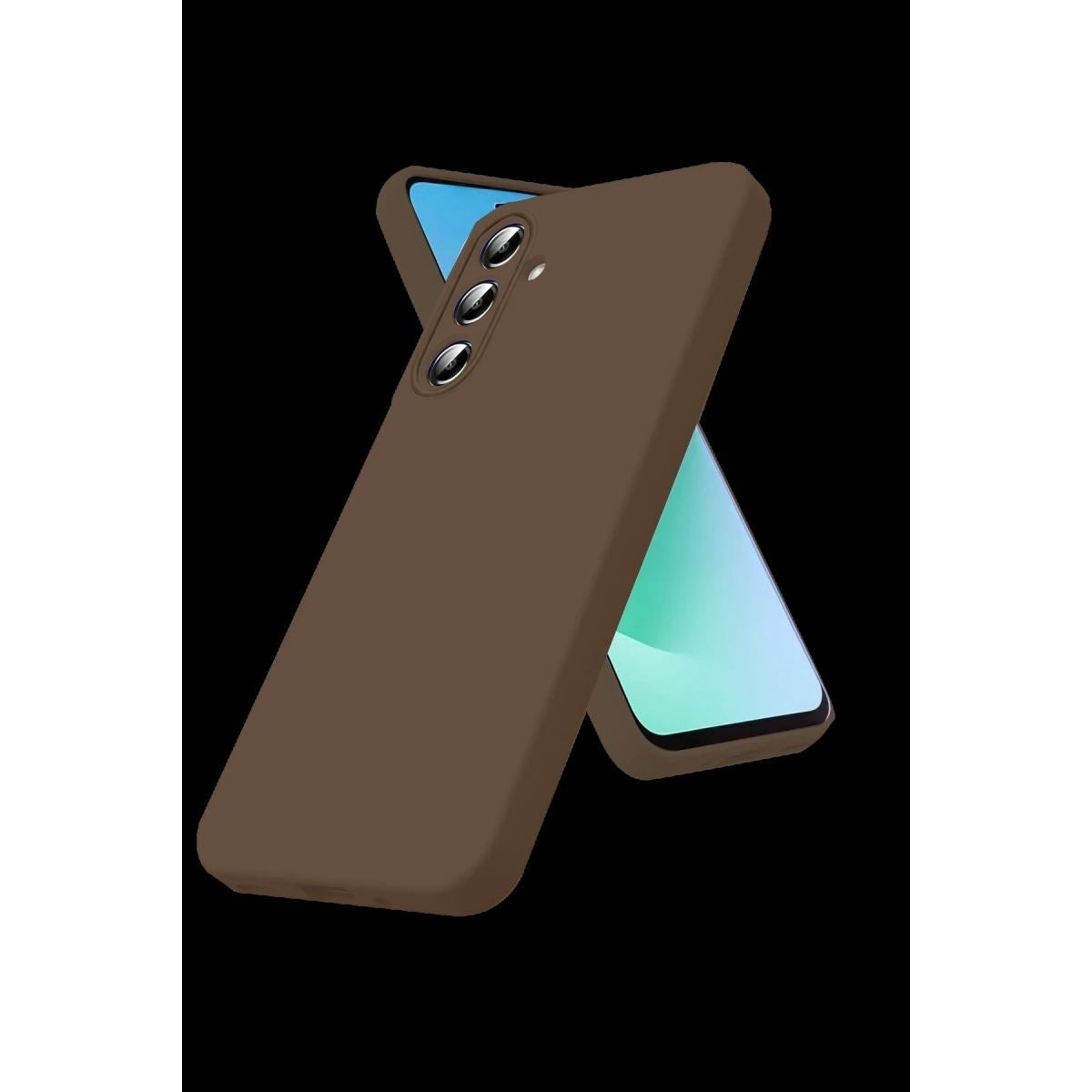 Newface Samsung Galaxy S26 Fe First Silikon - Kahverengi