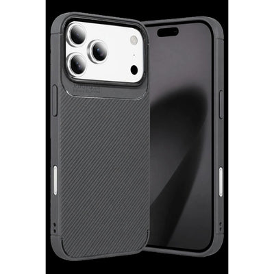 Newface Apple İphone 18 Pro Auto Focus Karbon Kapak - Gri