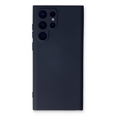 Samsung Galaxy S24 Ultra Kılıf Nano İçi Kadife Silikon - Lacivert