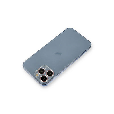Apple İphone 11 Pro Max Metal Kamera Lens Koruma Cam - Mor