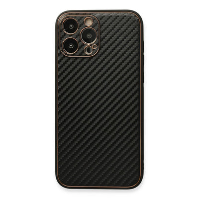 Apple İphone 13 Pro Kılıf Coco Karbon Silikon - Siyah