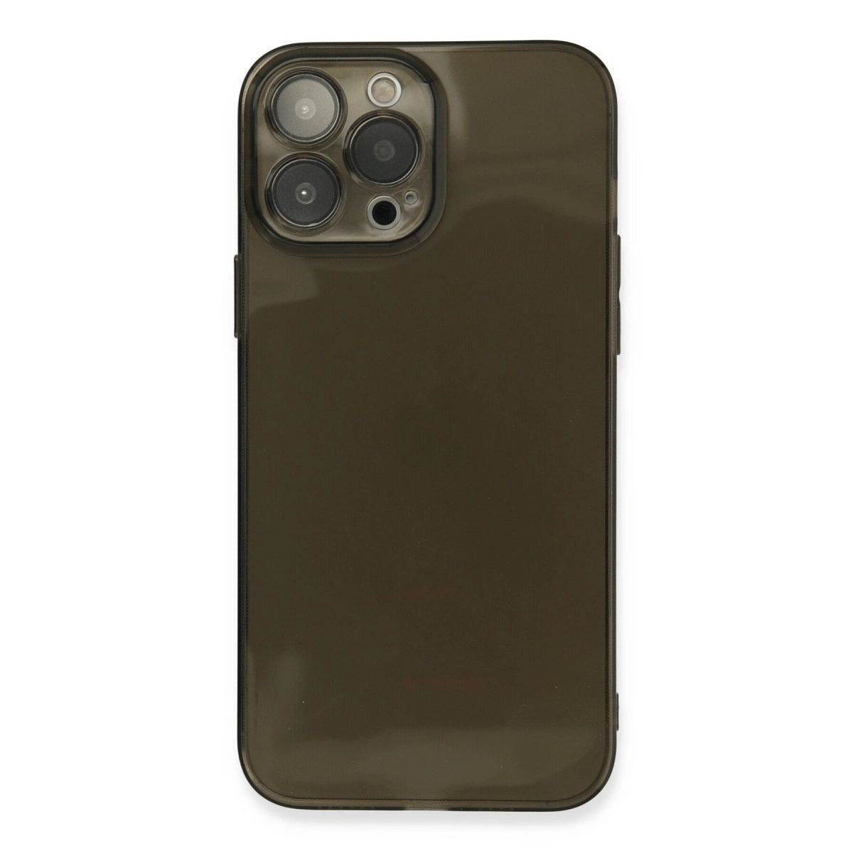 Apple İphone 13 Pro Max Kılıf Fly Lens Silikon - Siyah