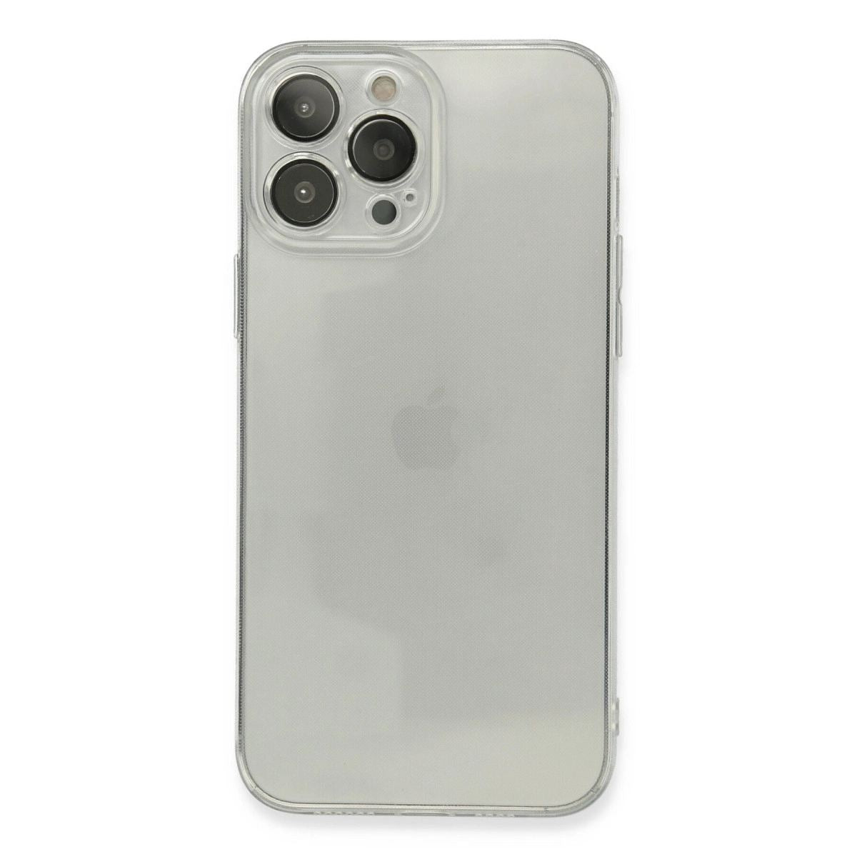 Apple İphone 13 Pro Max Kılıf Fly Lens Silikon - Şeffaf